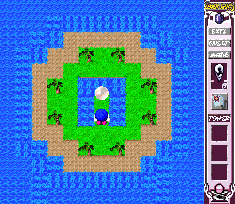 Egger Land (Windows) screenshot: Found one of the 12 sacred gemstones needed to seal away the evil King Egger.