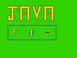 Screenshot of Java (TRS-80 CoCo, 1988) - MobyGames