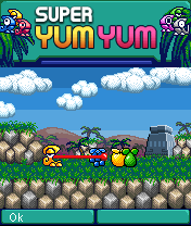 Super Yum Yum (J2ME) screenshot: Level completed