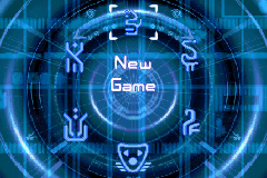 Galidor: Defenders of the Outer Dimension (Game Boy Advance) screenshot: Main Menu