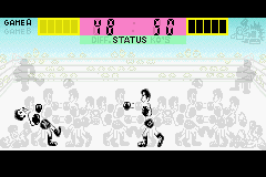 Game & Watch Gallery 4 (Game Boy Advance) screenshot: In the classic version, you are just using basic boxers and not Mario Brothers characters