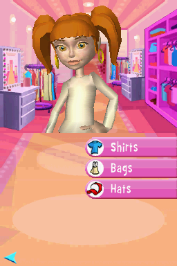 Style Lab: Fashion Design (Nintendo DS) screenshot: Wardrobe