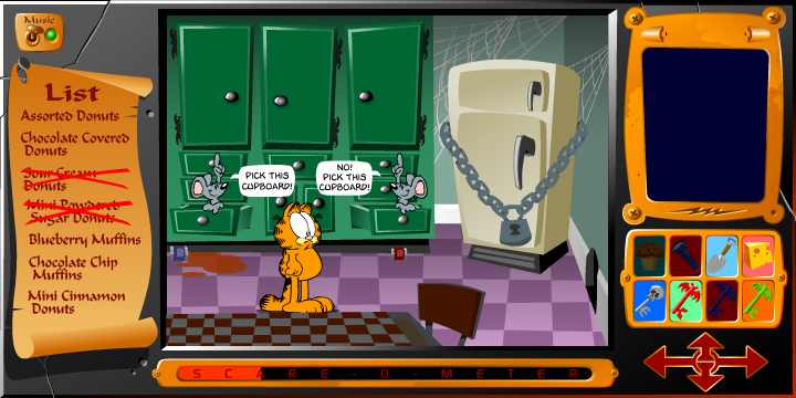 Friv Garfield's Scary Scavenger Hunt