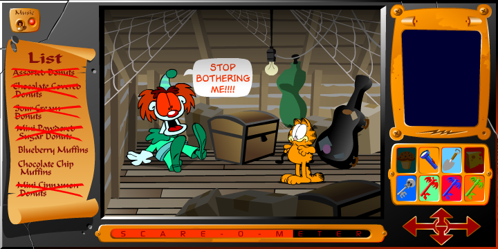 Garfield Scary Scavenger - Garfield Games