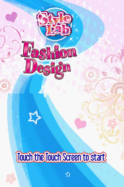 Style Lab: Fashion Design (Nintendo DS) screenshot: Title screen