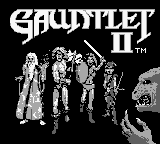 Gauntlet II (Game Boy) screenshot: Title screen