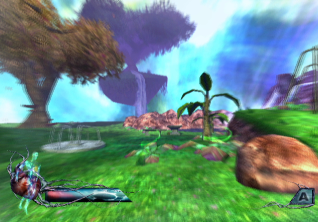 Geist (GameCube) screenshot: As a ghost, you'll have to undergo some training in this simulator.