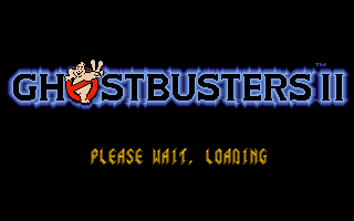 Ghostbusters II (Amiga) screenshot: Loading screen