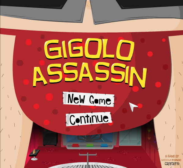 Gigolo Assassin (Browser) screenshot: Main menu