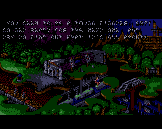 Ghost Battle (Amiga) screenshot: Level 3 loading screen.