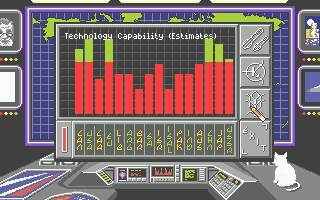 Global Commander (Atari ST) screenshot: Who has the power?