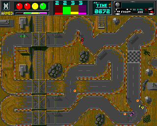 Carnage (Amiga) screenshot: Seventeenth race