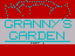 Granny's Garden (ZX Spectrum) screenshot: Loading screen