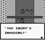 Great Greed (Game Boy) screenshot: Oh no...