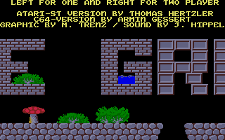 <small>The Great Giana Sisters (Atari ST) screenshot:</small><br> Title scroll