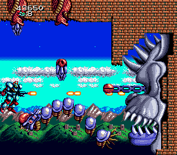 Heavy Unit (Genesis) screenshot: A mid boss