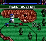 Head Buster (Game Gear) screenshot: Sending out one robot in front with the rest as backup.