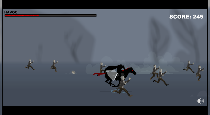 Headless Havoc (Browser) screenshot: Lining up another. This is fun!