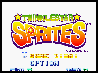 Twinkle Star Sprites (Neo Geo) screenshot: Title Screen