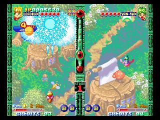 Twinkle Star Sprites (Neo Geo) screenshot: Nice explosion