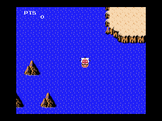 Higemaru Makaijima: Nanatsu no Shima Daibōken (MSX) screenshot: Search for the pirate ship