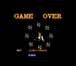 Hook (SNES) screenshot: Game Over