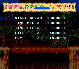 Hook (SNES) screenshot: Stage clear