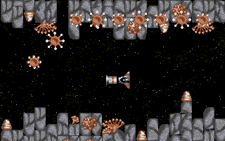 Hostile Reception (Atari ST) screenshot: This is where you start