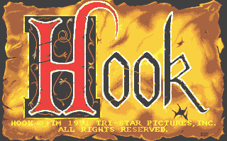 Hook (Atari ST) screenshot: Loading screen