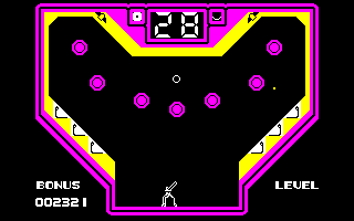 Hotshot (Amstrad CPC) screenshot: A bonus level