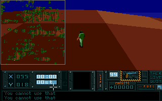 Screenshot of Hunter (Amiga, 1991) - MobyGames