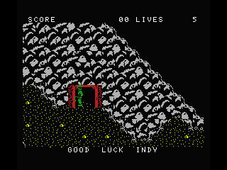 Indiana Jones and the Temple of Doom (MSX) screenshot: The mine