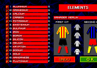 Championship Soccer '94 (Genesis) screenshot: Who said videogames can't be educational?