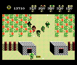 Jagur 5 (MSX) screenshot: Look at the poppy fields!