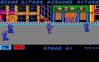 Jail Break (Amstrad CPC) screenshot: Instead of rescuing the warden, let's gamble at the casino