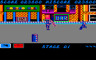 Jail Break (Amstrad CPC) screenshot: 5000 points for rescuing the innocent