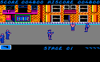 Jail Break (Amstrad CPC) screenshot: Here comes another innocent bystander