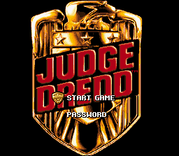 Judge Dredd (SNES) screenshot: Title