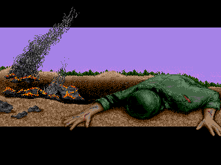 Jungle Strike (Genesis) screenshot: You are dead!