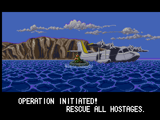 Operation Thunderbolt (Arcade) screenshot: First Mission.