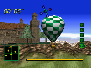 Kaze no NOTAM (PlayStation) screenshot: Drafty Valley: a Western castle.