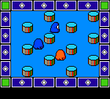 Kinetic Connection (Game Gear) screenshot: Preview of puzzle 3: Pentan