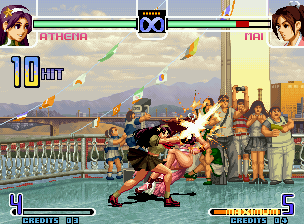 Screenshot of The King of Fighters 2002: Challenge to Ultimate Battle (Neo  Geo, 2002) - MobyGames