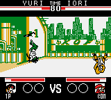 The King of Fighters '95 (Game Boy) screenshot: Flying opponents