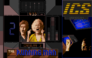 The Running Man (Atari ST) screenshot: Intro.