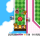 Kirby Tilt 'n' Tumble (Game Boy Color) screenshot: Gift wheel