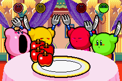 Screenshot of Kirby & The Amazing Mirror (Game Boy Advance, 2004) -  MobyGames