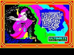 Knight Lore (ZX Spectrum) screenshot: Title screen