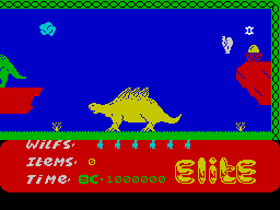 Kokotoni Wilf (ZX Spectrum) screenshot: Game start