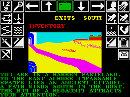 Kobyashi Naru (ZX Spectrum) screenshot: Fine details